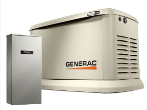 Generac generator and switch box