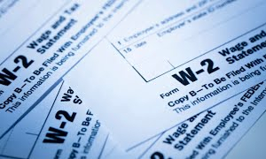 Several w-2 forms