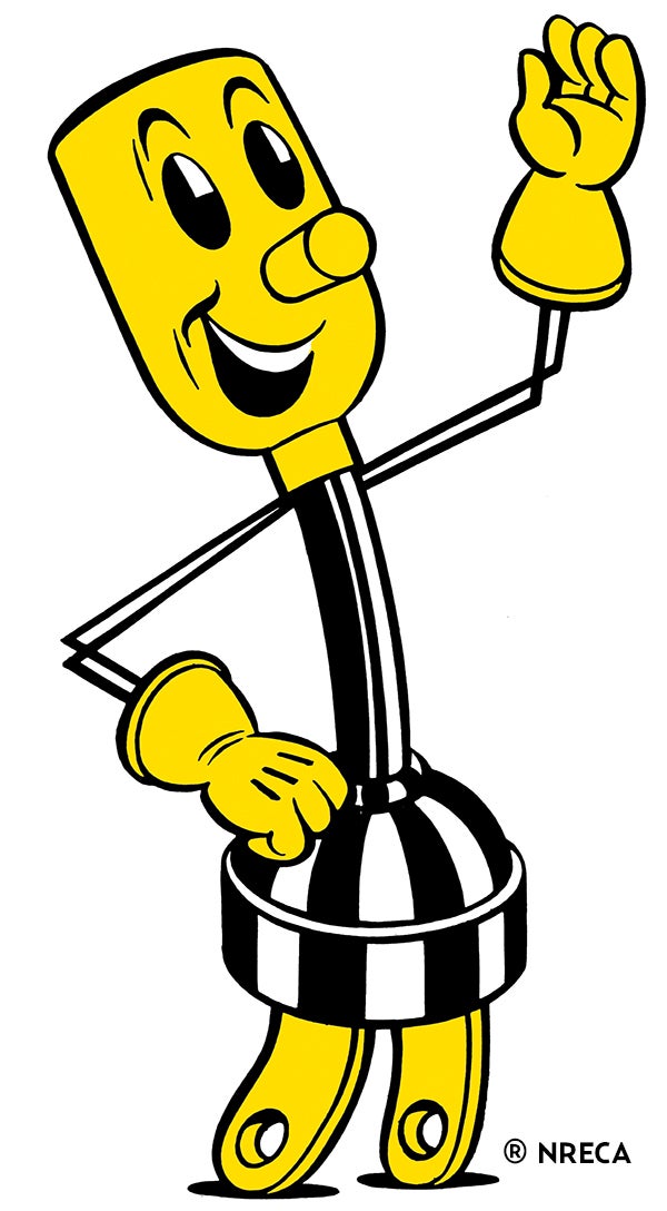 Willie Wiredhand waving